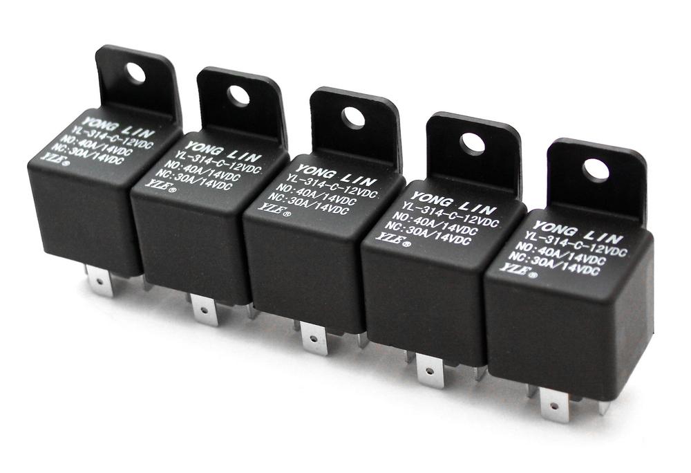 5x KFZ Relais 314-C 12VDC