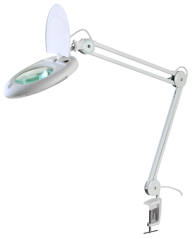 LED Lupenleuchte 5D mit Tischklemme 80 LED´s ZD-140A
